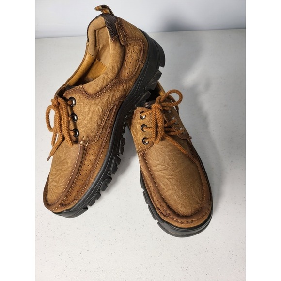 Fashion Bug Other - Fashion Men's Hiking Shoes Leather Sneakers Anti Slip Outdoor Loafers